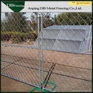 6ft X 12ft Chain Link Temporary Barricade Fence For Gatherings / Sports Playground