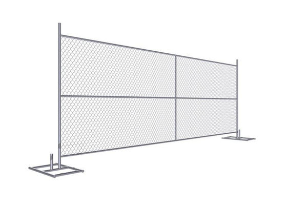 High quality galvanized 6ft x 12ft temporary chain link panels lightweight 11.5 gauge