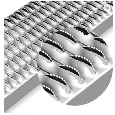 1-5mm Thickness Galvanized Grip Strut Grating For Catwalks Walkway & Stair Treads