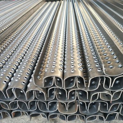 Galvanized Perf - O Grip Strut Grating Walkway & Stair Treads In Silver Color