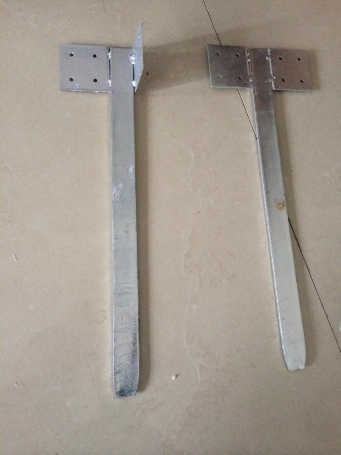 Hot Dipped Galvanized Flat Or Corner Retaining Stake 450mm 
