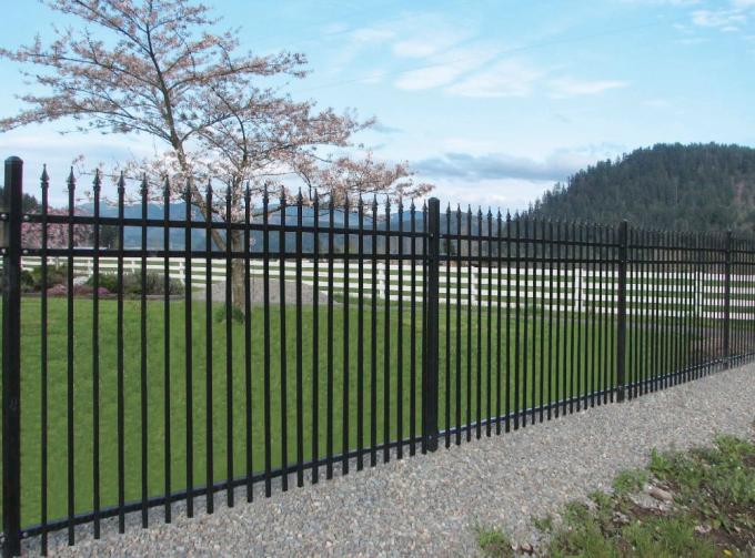 2.1m*2.4m Spear Tubular Garrison Australia Steel Fence