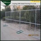 Temporary Chain Link Construction Fence , Non Permanent Fence For Dogs