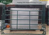 Green 12ft X 5ft Livestock Pen Panels , Portable Corral Panels For Horse / Cattle