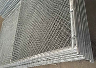 Portable Construction Freestanding Chain Link Fence Panels ASTM A392-06 Standards