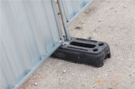 Rubber Base Block Temporary Fencing Foot For Hoarding