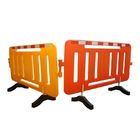 Lightweight Road Traffic Safety Plastic Water Filled Barriers 1060mm Height