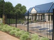 Galvanized Steel 2100mm*2400mm Spear Metal Picket Fence