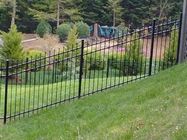 Galvanized Mountains Slopes Decorative Picket Fence