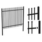 Backyard Powder Coated Wrought Steel Picket Fence