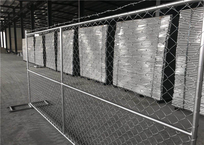 High quality galvanized 6ft x 12ft temporary chain link panels lightweight 11.5 gauge