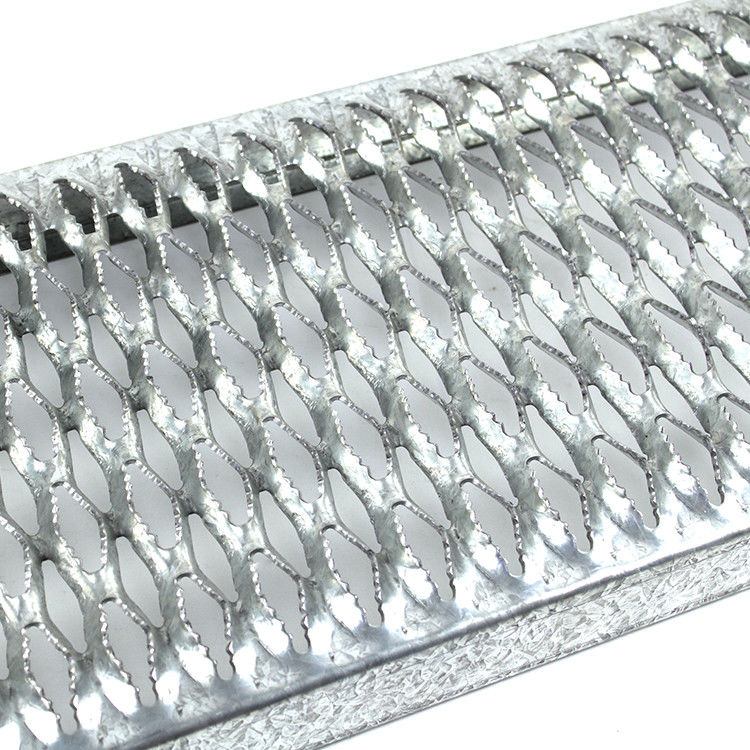 Powder Coating Safety Plank Grip Strut Grating For Vehicle Steps Work Platforms