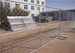 Freestanding 6ft Chain Link Fence Panels , Mobile Portable Chain Link Fence