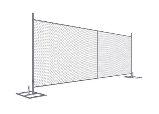 Temporary Chain Link panel fencing providing a sturdy and reliable fence 9 gauge, 11 gauge and 11.5 gauge