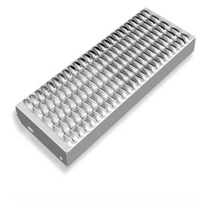 Perforated Galvanized Grip Strut Grating Stair Treads Non Slip Metal Sheet