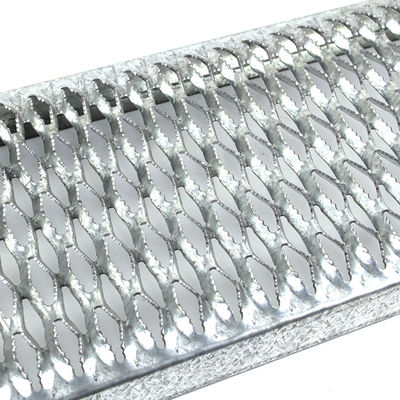 Powder Coating Safety Plank Grip Strut Grating For Vehicle Steps Work Platforms