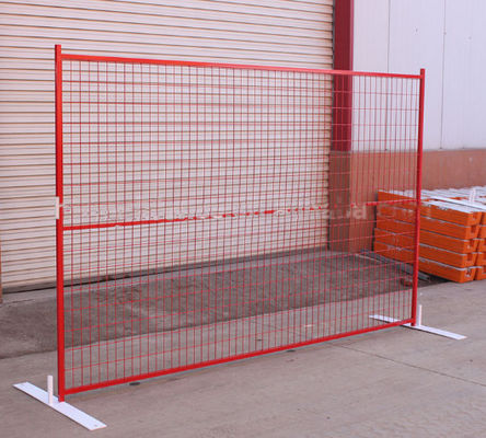 Galvanized Road Closure Removable Canada Temporary Fence